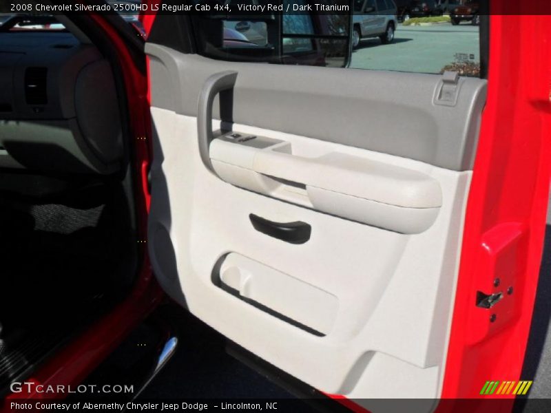 Victory Red / Dark Titanium 2008 Chevrolet Silverado 2500HD LS Regular Cab 4x4