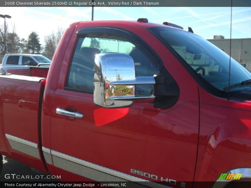 Victory Red / Dark Titanium 2008 Chevrolet Silverado 2500HD LS Regular Cab 4x4