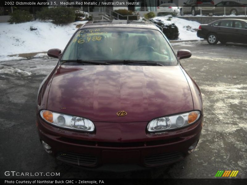 Medium Red Metallic / Neutral/Dark Neutral 2002 Oldsmobile Aurora 3.5