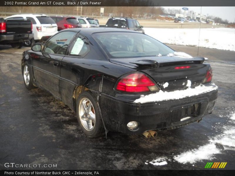 Black / Dark Pewter 2002 Pontiac Grand Am GT Coupe
