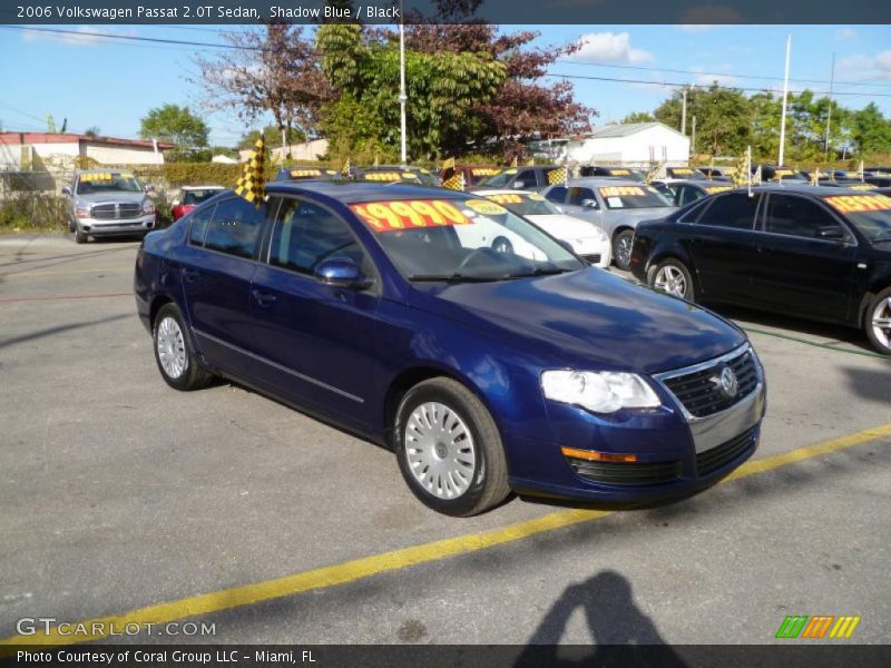 Shadow Blue / Black 2006 Volkswagen Passat 2.0T Sedan