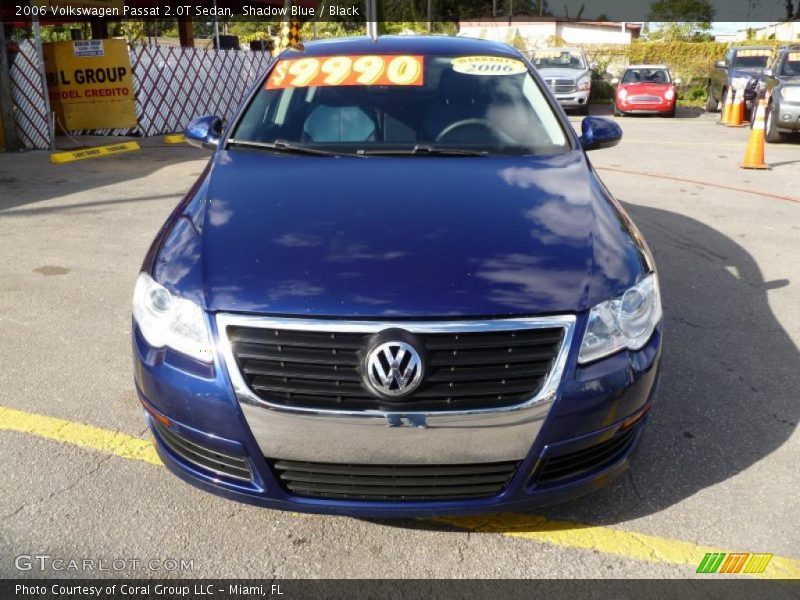 Shadow Blue / Black 2006 Volkswagen Passat 2.0T Sedan