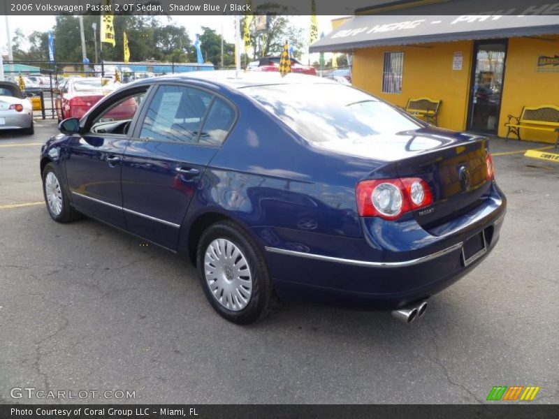 Shadow Blue / Black 2006 Volkswagen Passat 2.0T Sedan