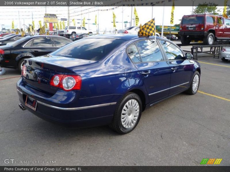 Shadow Blue / Black 2006 Volkswagen Passat 2.0T Sedan