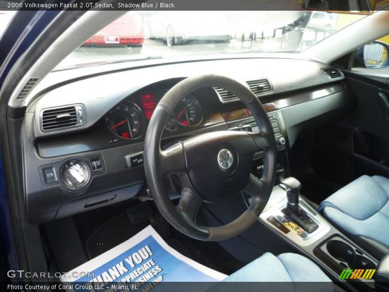 Shadow Blue / Black 2006 Volkswagen Passat 2.0T Sedan