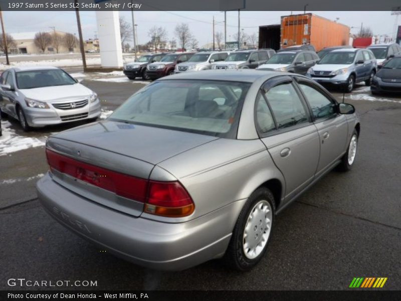 Silver / Gray 1997 Saturn S Series SL2 Sedan