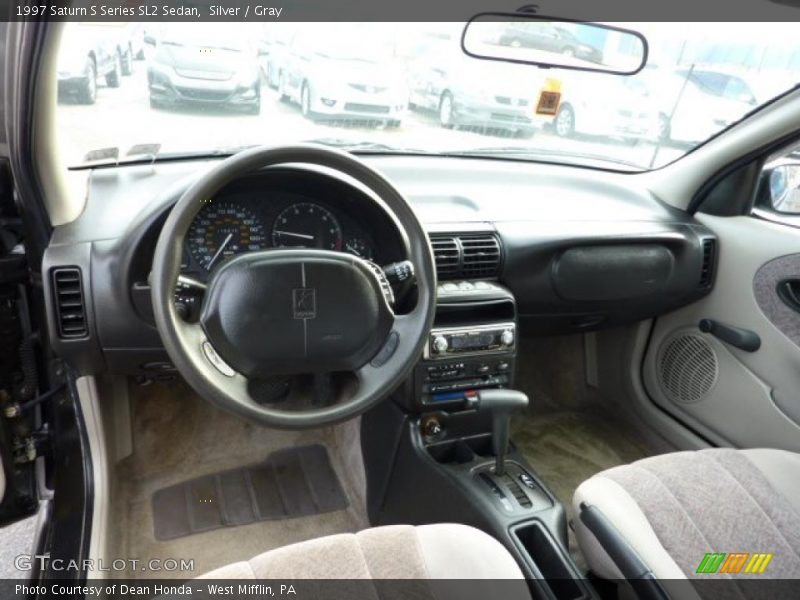 Silver / Gray 1997 Saturn S Series SL2 Sedan