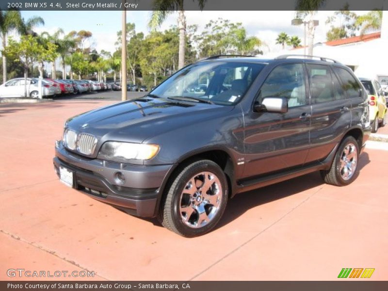 Steel Grey Metallic / Grey 2002 BMW X5 4.4i
