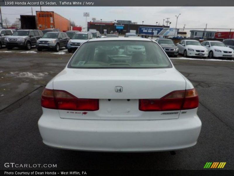 Taffeta White / Ivory 1998 Honda Accord EX Sedan