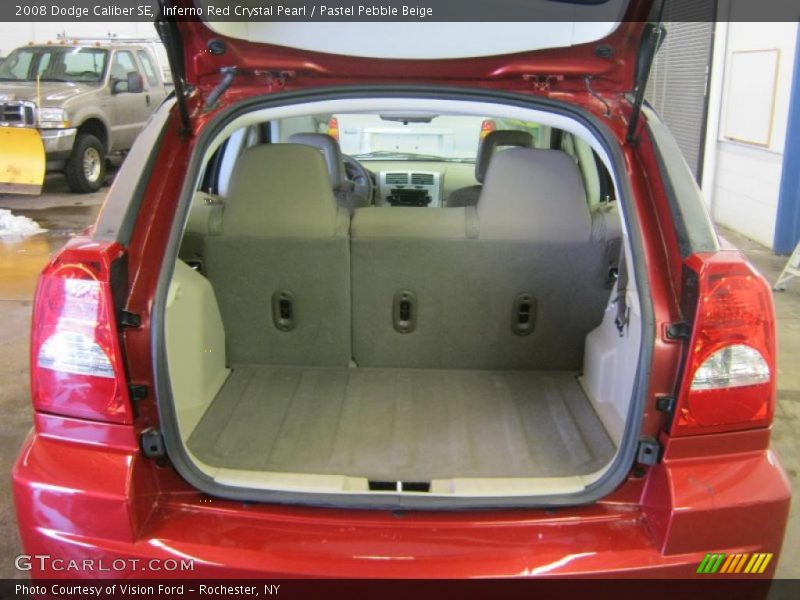 Inferno Red Crystal Pearl / Pastel Pebble Beige 2008 Dodge Caliber SE