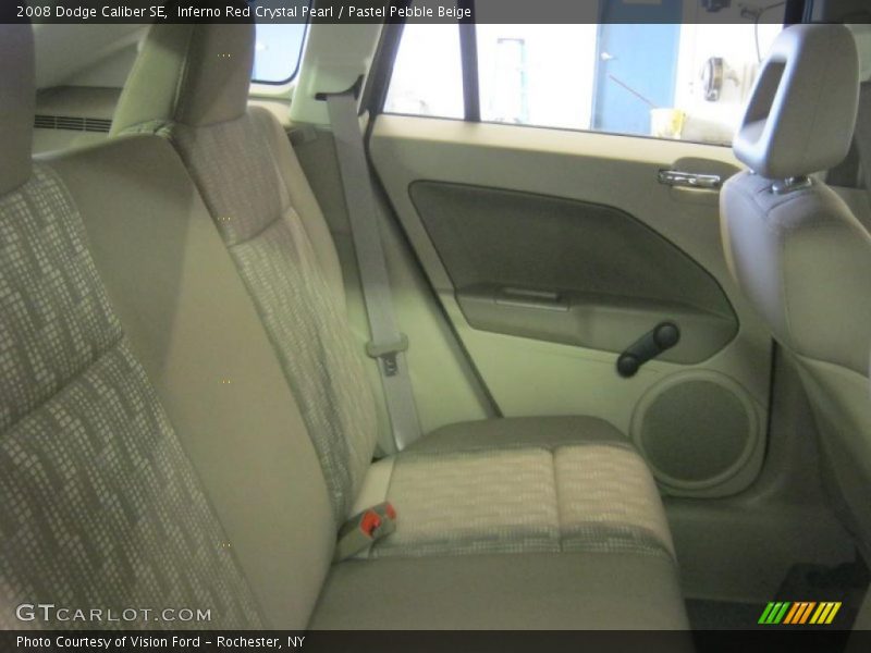 Inferno Red Crystal Pearl / Pastel Pebble Beige 2008 Dodge Caliber SE