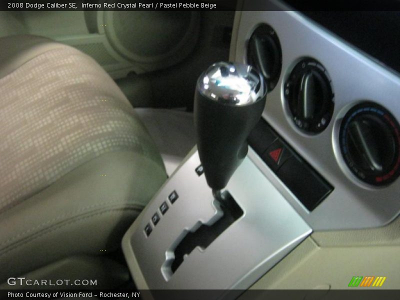 Inferno Red Crystal Pearl / Pastel Pebble Beige 2008 Dodge Caliber SE