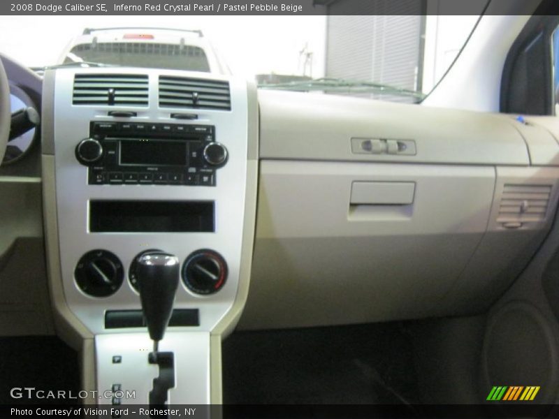 Inferno Red Crystal Pearl / Pastel Pebble Beige 2008 Dodge Caliber SE