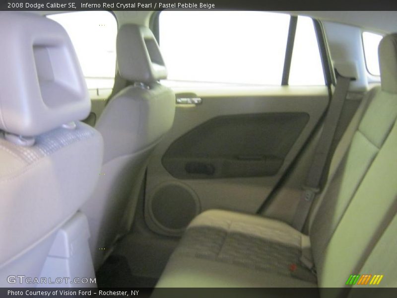 Inferno Red Crystal Pearl / Pastel Pebble Beige 2008 Dodge Caliber SE
