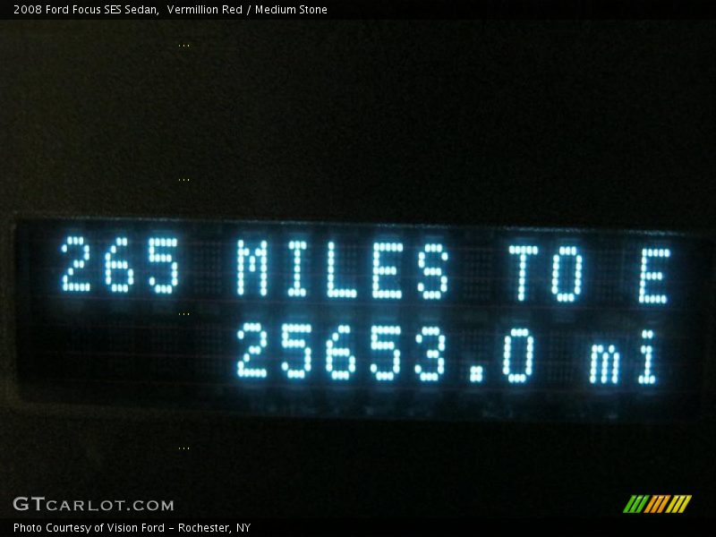 Vermillion Red / Medium Stone 2008 Ford Focus SES Sedan
