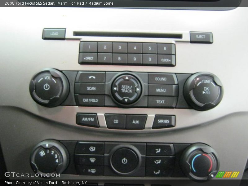 Vermillion Red / Medium Stone 2008 Ford Focus SES Sedan
