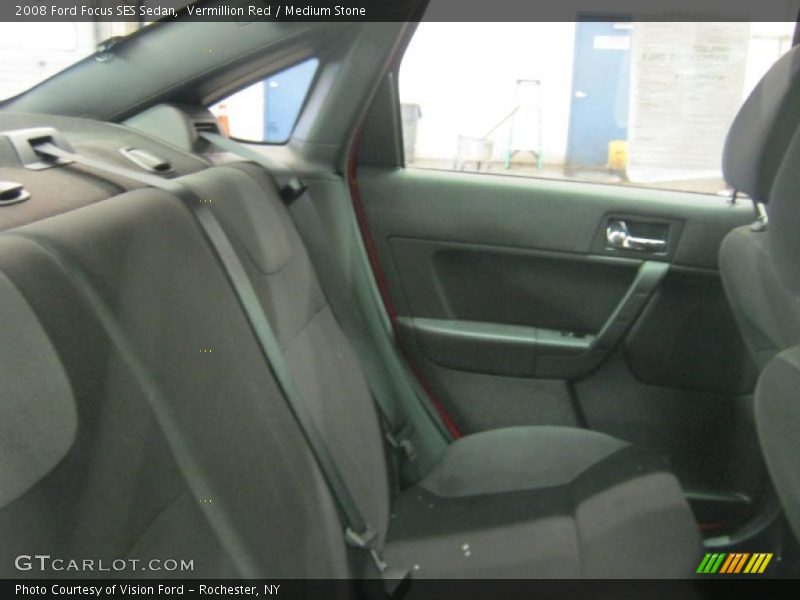 Vermillion Red / Medium Stone 2008 Ford Focus SES Sedan