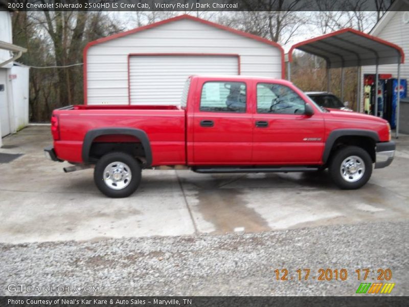 Victory Red / Dark Charcoal 2003 Chevrolet Silverado 2500HD LS Crew Cab