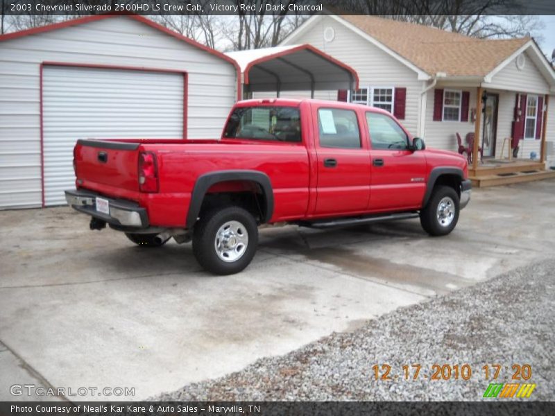 Victory Red / Dark Charcoal 2003 Chevrolet Silverado 2500HD LS Crew Cab