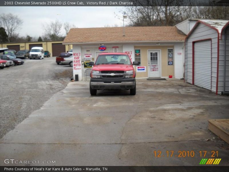 Victory Red / Dark Charcoal 2003 Chevrolet Silverado 2500HD LS Crew Cab