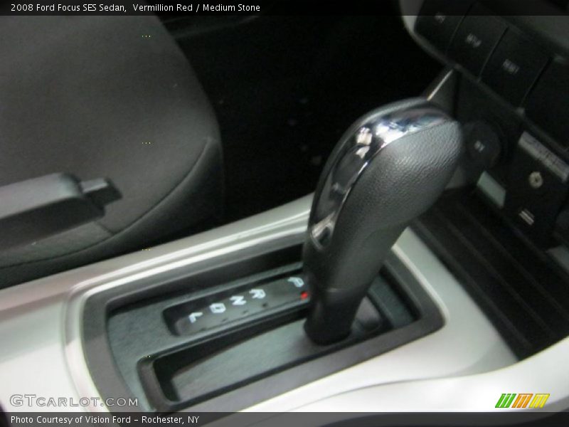 Vermillion Red / Medium Stone 2008 Ford Focus SES Sedan