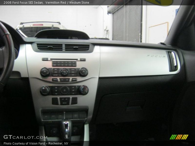 Vermillion Red / Medium Stone 2008 Ford Focus SES Sedan