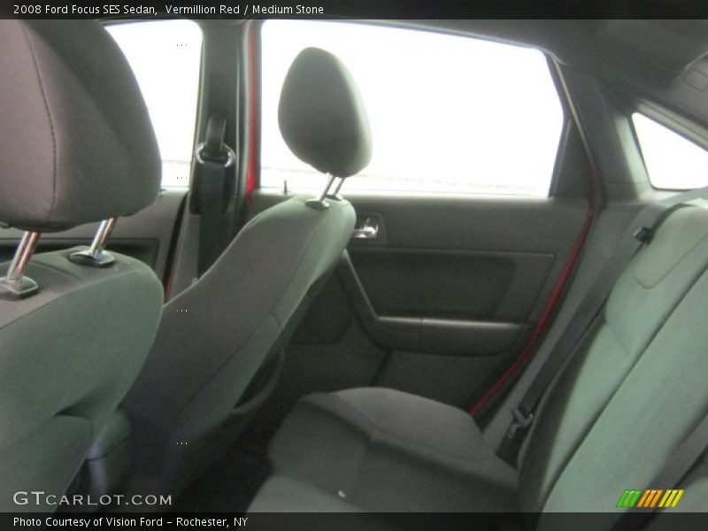 Vermillion Red / Medium Stone 2008 Ford Focus SES Sedan