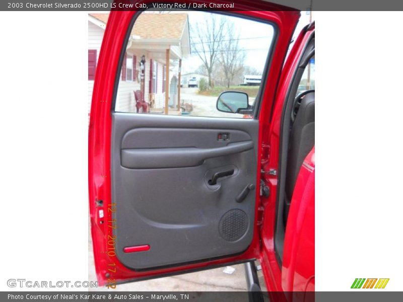 Victory Red / Dark Charcoal 2003 Chevrolet Silverado 2500HD LS Crew Cab