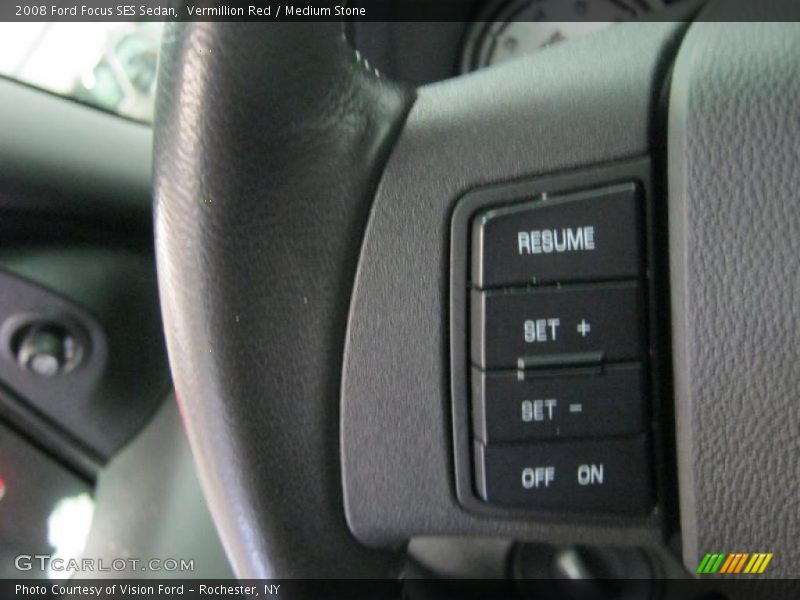 Vermillion Red / Medium Stone 2008 Ford Focus SES Sedan