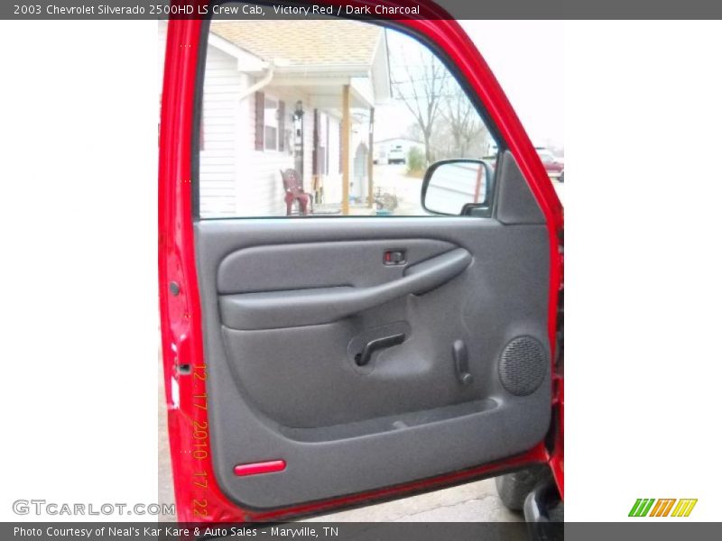 Victory Red / Dark Charcoal 2003 Chevrolet Silverado 2500HD LS Crew Cab