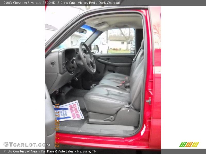 Victory Red / Dark Charcoal 2003 Chevrolet Silverado 2500HD LS Crew Cab