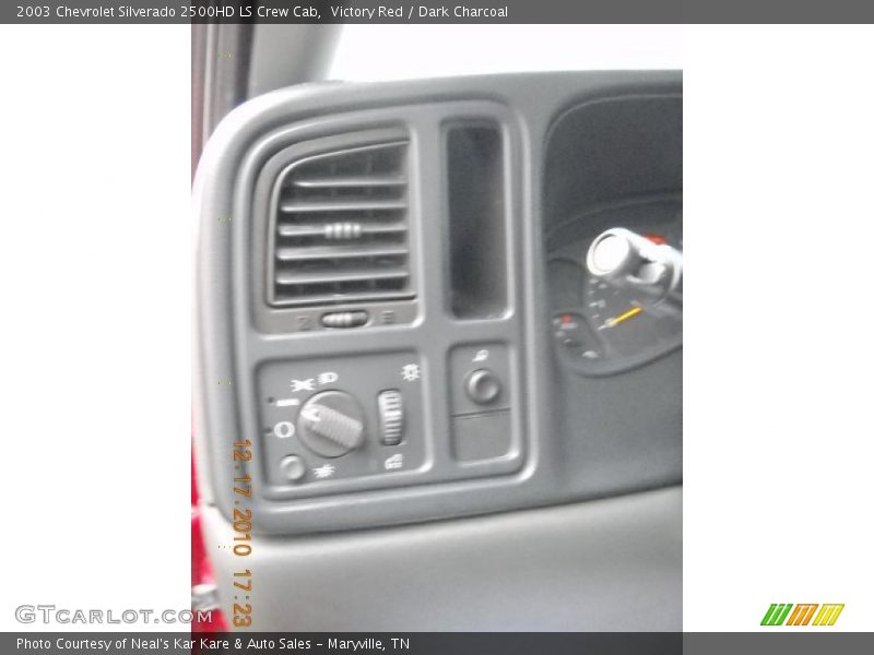 Victory Red / Dark Charcoal 2003 Chevrolet Silverado 2500HD LS Crew Cab