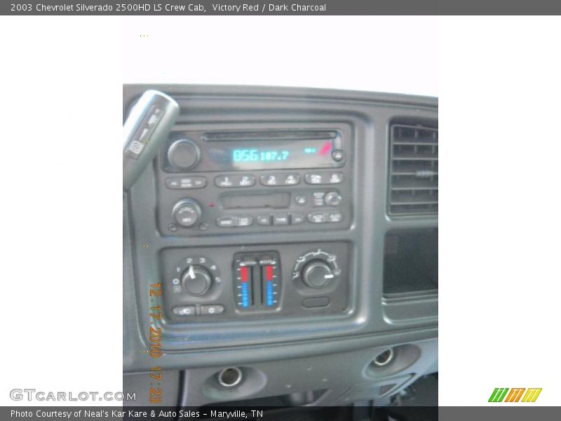 Victory Red / Dark Charcoal 2003 Chevrolet Silverado 2500HD LS Crew Cab