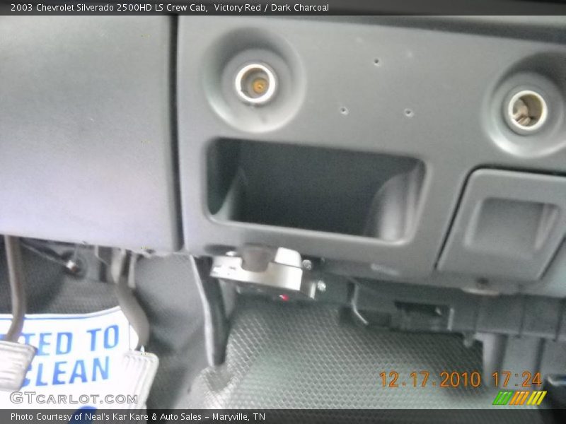 Victory Red / Dark Charcoal 2003 Chevrolet Silverado 2500HD LS Crew Cab