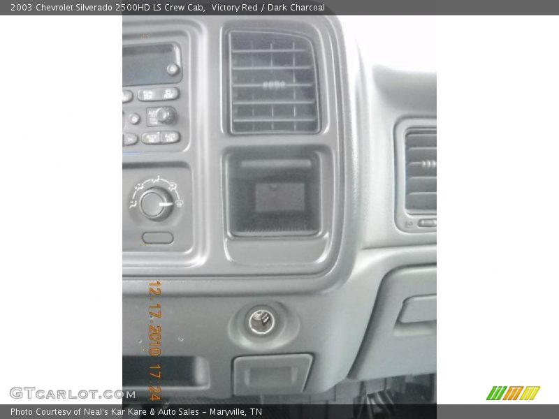 Victory Red / Dark Charcoal 2003 Chevrolet Silverado 2500HD LS Crew Cab