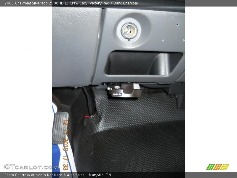 Victory Red / Dark Charcoal 2003 Chevrolet Silverado 2500HD LS Crew Cab