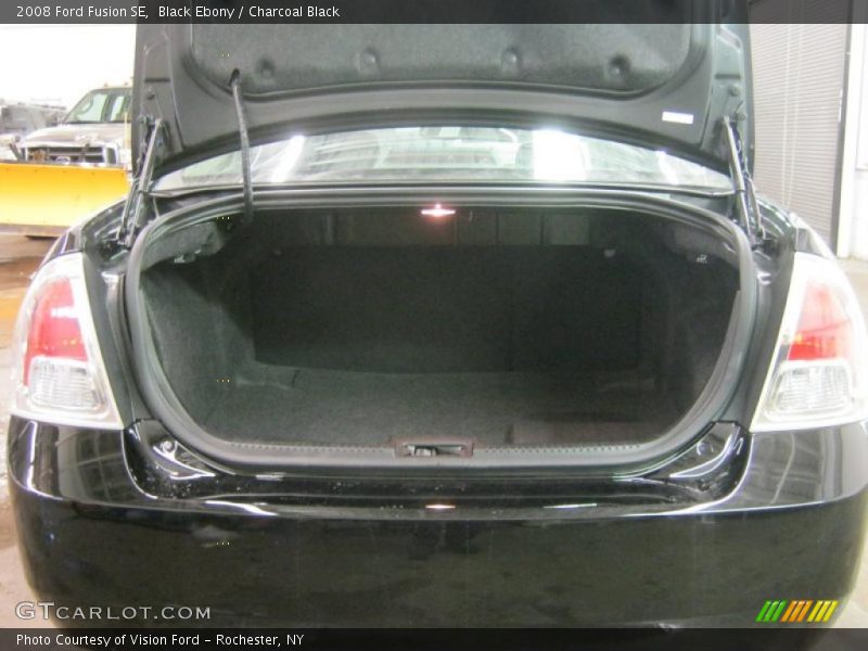 Black Ebony / Charcoal Black 2008 Ford Fusion SE