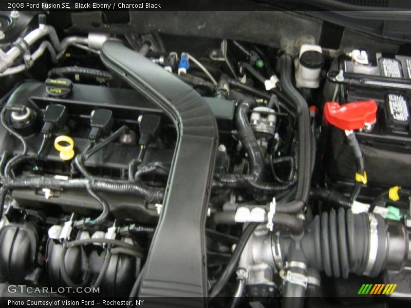 Black Ebony / Charcoal Black 2008 Ford Fusion SE