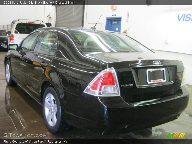 Black Ebony / Charcoal Black 2008 Ford Fusion SE