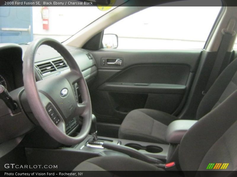 Black Ebony / Charcoal Black 2008 Ford Fusion SE