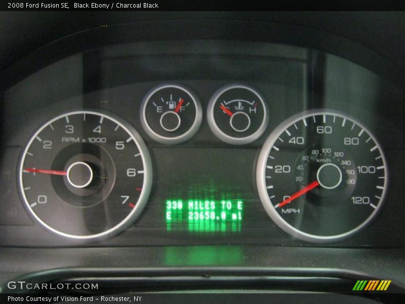 Black Ebony / Charcoal Black 2008 Ford Fusion SE
