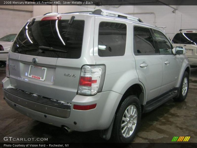 Silver Metallic / Black 2008 Mercury Mariner V6 Premier 4WD