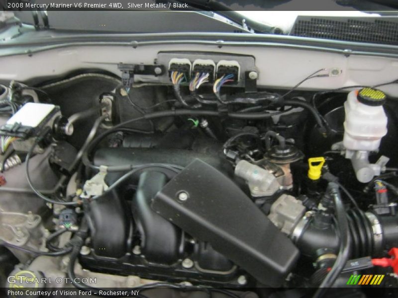 Silver Metallic / Black 2008 Mercury Mariner V6 Premier 4WD