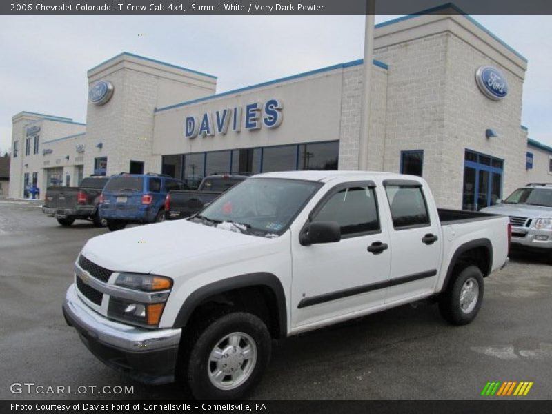 Summit White / Very Dark Pewter 2006 Chevrolet Colorado LT Crew Cab 4x4