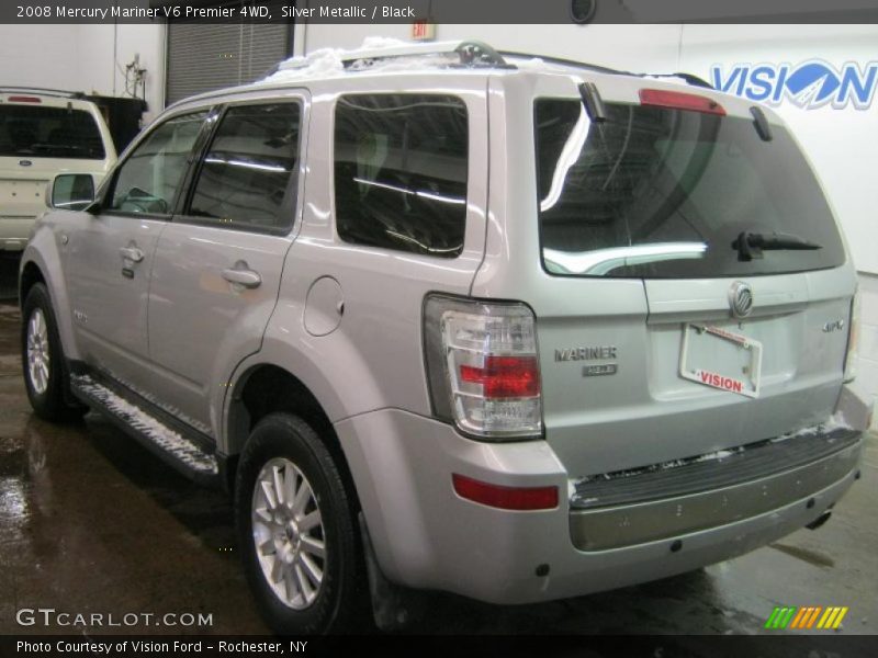 Silver Metallic / Black 2008 Mercury Mariner V6 Premier 4WD
