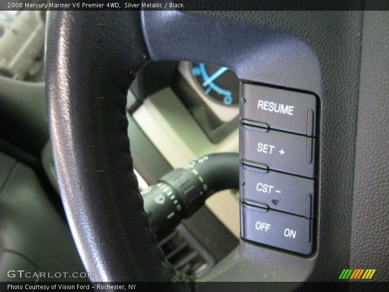 Silver Metallic / Black 2008 Mercury Mariner V6 Premier 4WD