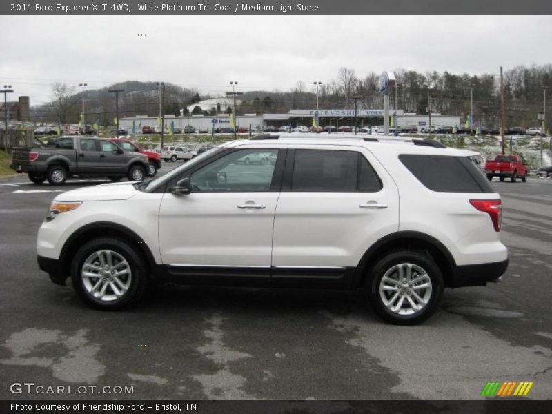  2011 Explorer XLT 4WD White Platinum Tri-Coat