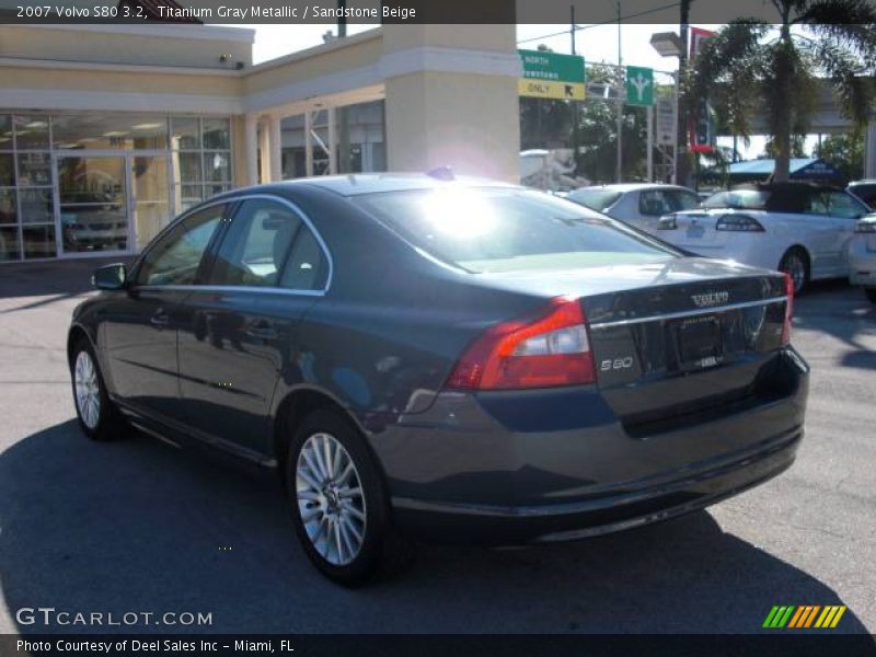 Titanium Gray Metallic / Sandstone Beige 2007 Volvo S80 3.2