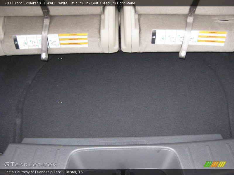 White Platinum Tri-Coat / Medium Light Stone 2011 Ford Explorer XLT 4WD