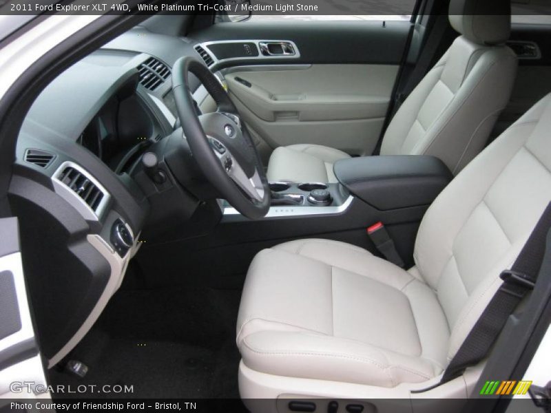  2011 Explorer XLT 4WD Medium Light Stone Interior